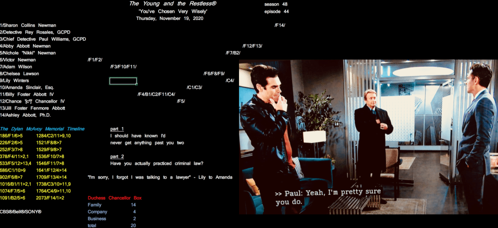 link American life to daytime drama